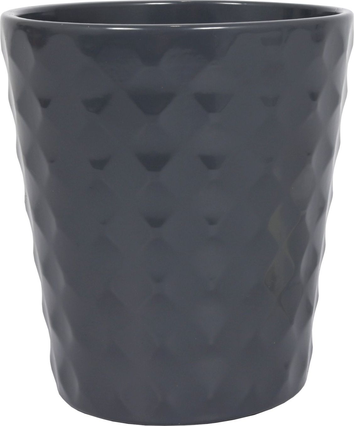 Tajemniczy ogród Osłonka doniczka ceramiczna HAVEN ciemno szara