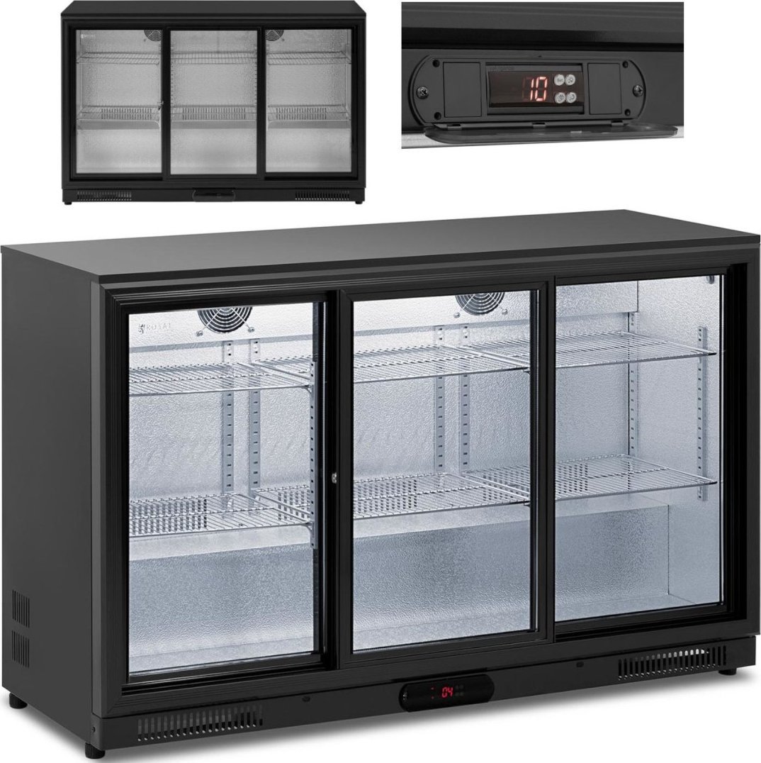 Lodówka chłodziarka barowa na napoje przeszklona 318 l 220 W