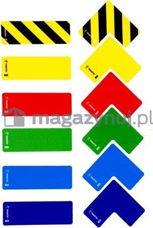 Tagatic Oznaczenia pól odkładczych L BASIC, wym. 50mm (kolor żółty)