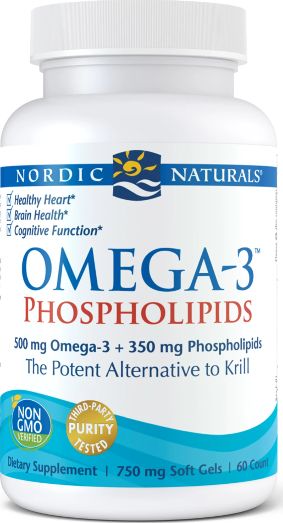 Nordic naturals Nordic Naturals - Omega-3 Phospholipids, 500mg, 60 kapsułek miękkich