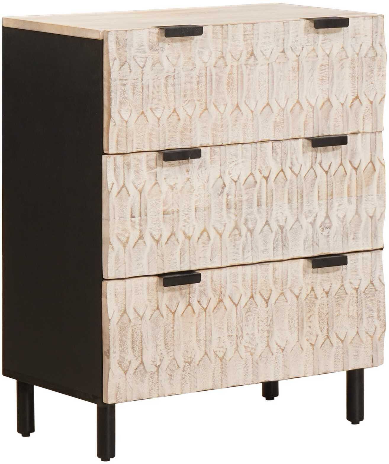 vidaXL Bufet Biały do prania 60 x 33,5 x 75 cm