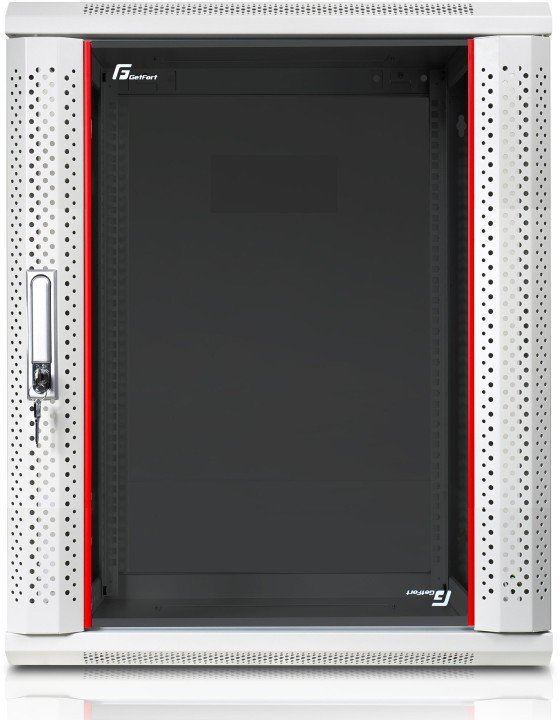 Szafa Rack Getfort 19 Cali 15U 600X600 Wisząca Szara