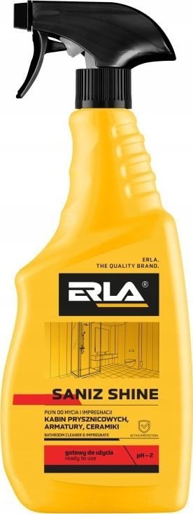K2 K2 PŁYN DO MYCIA I IMPREGNACJI KABIN PRYSZNICOWYCH, ARMATURY, CERAMIKI. ERLA SANIZ SHINE 750ML 750