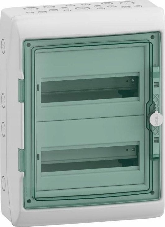 SCHNEIDERE Rozdzielnica hermetyczna Schneider Mureva / d. Kaedra 2x12 IP65 UV MRV-2-12-NT-T 13433 natynkowa drzwi transparentne