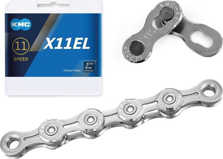 KMC Łańcuch KMC X11EL 1/2 X 11/128 Silver, do MTB uniwersalny