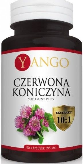 Yango YANGO_Koniczyna Czerwona 395mg suplement diety 90 kapsułek