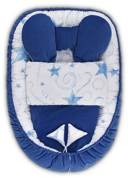 Kokon z podusią i kołderką Gwiazdeczki