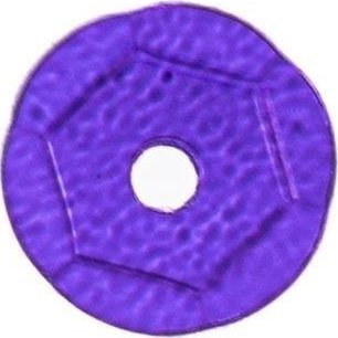 Cekiny 6mm 10g matowe fioletowy