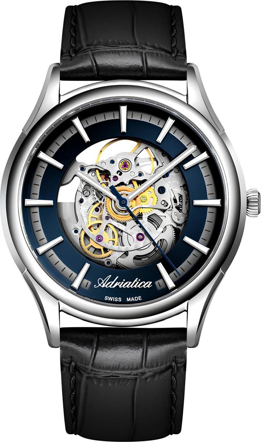 Zegarek Adriatica Zegarek męski Adriatica A8328.5215SA czarny
