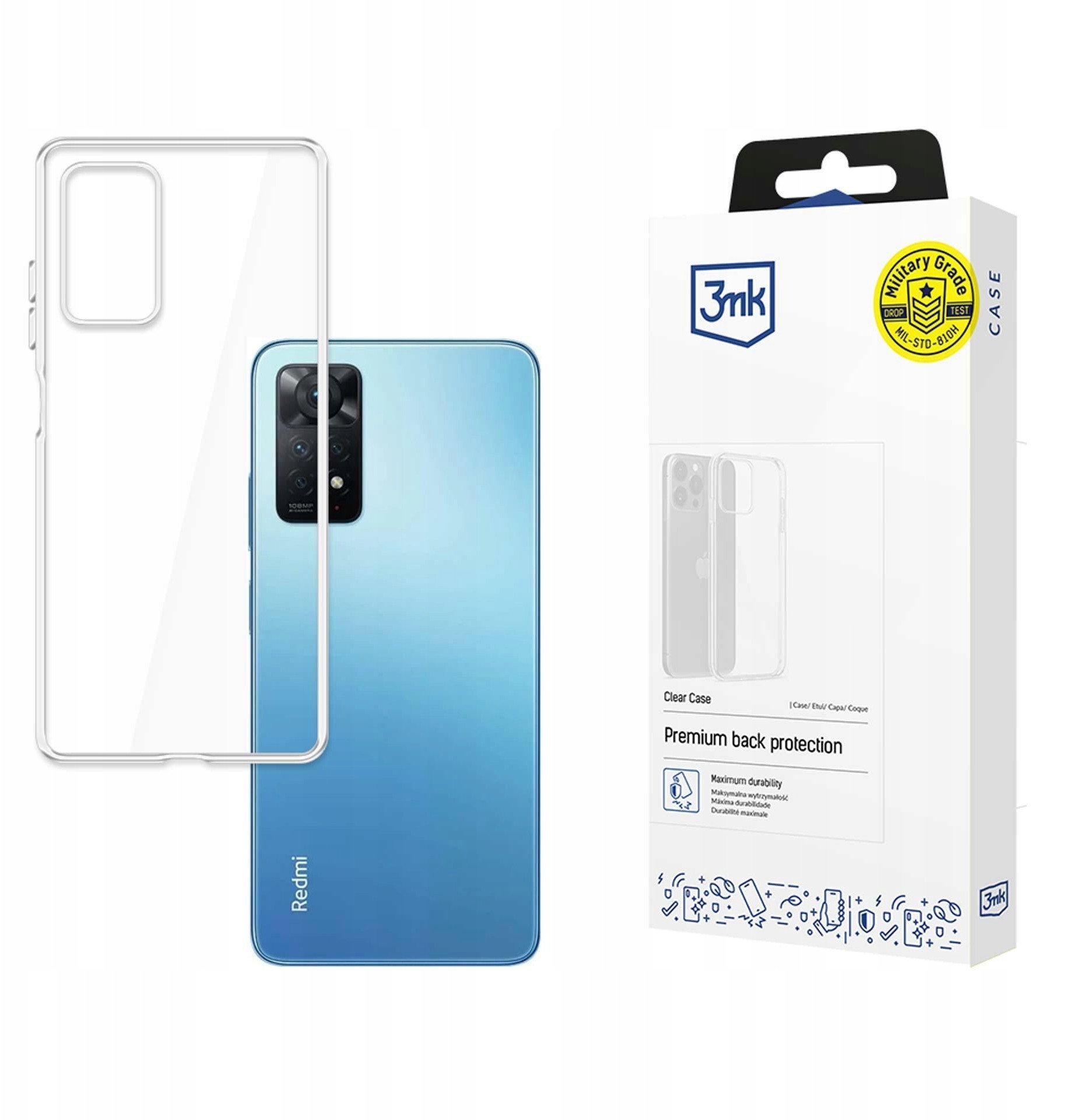 Redmi Note 11 Pro/12 Pro 4G - 3mk Clear Case
