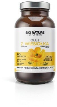 BIG NATURE_Olej z wiesiołka suplement diety 60 kapsułek