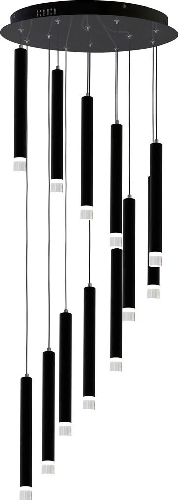 Lampa wisząca Milagro Nowoczesna lampa sufitowa LED czarna Milagro CARBON ML6161