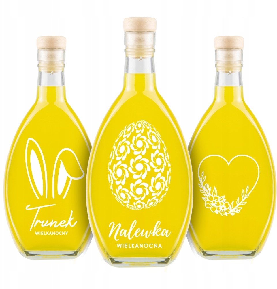 Butelka ELIPSA 200ml z nadrukiem na likier nalewki