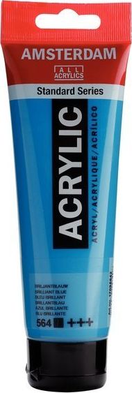 Artequipment Farba akrylowa TALENS AMSTERDAM 120ml 564 - BRILLANT BLUE uniw
