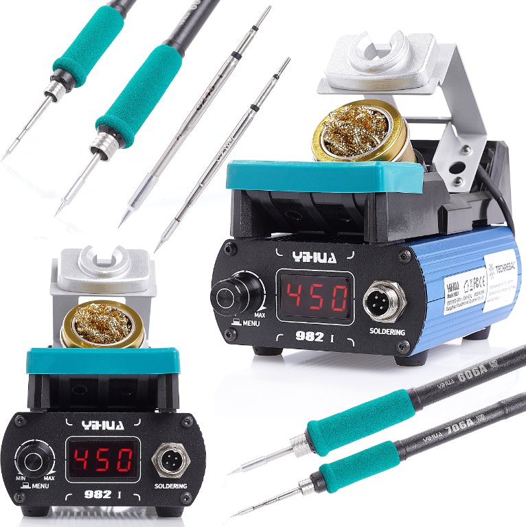 Precyzyjna Stacja lutownicza Yihua 982-I na Groty C210 i C245