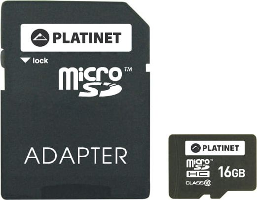 Karta Platinet MicroSDHC 16 GB Class 10 (PMMSD1610)
