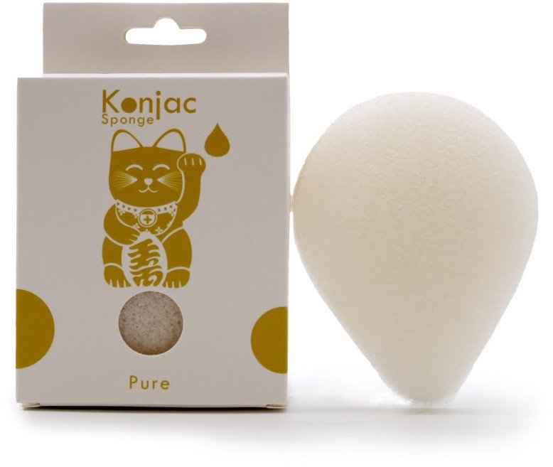 Gąbka Konjac - Naturalna