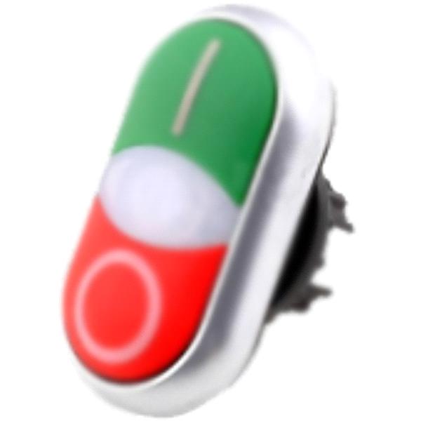 Eaton Przycisk podwójny M22-DDl-GR-GB1/GB0 - 216702