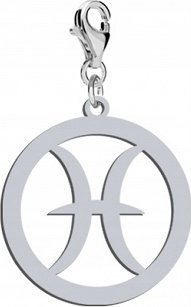 Radziszewska Jewellery Charms Srebrny Ryby Znak Zodiaku pr925 DEDYKACJA GRATIS