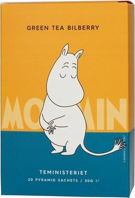Teministeriet Herbata Moomin Green Tea Bilberry 20 piramidek