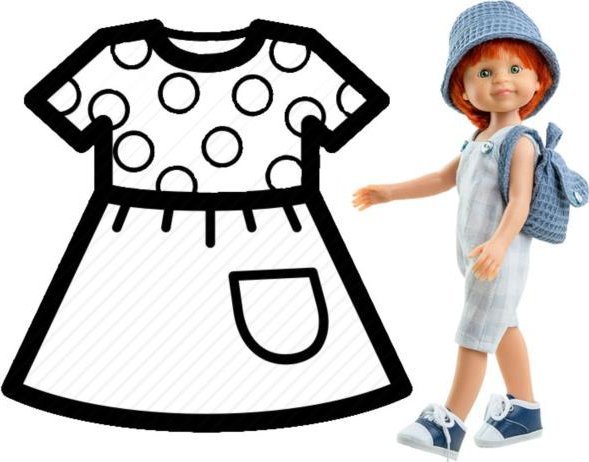 paola reina PAOLA REINA Ubranko dla lalek 32 cm 54458