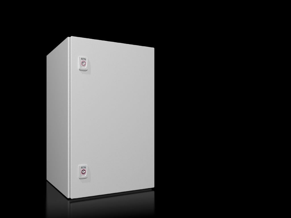 Rittal AX Obudowa kompaktowa 380x600x350 mm blacha stalowa z pł. mont. jednodrzwiowa 2 zamki dźwigienkowe 1338.000