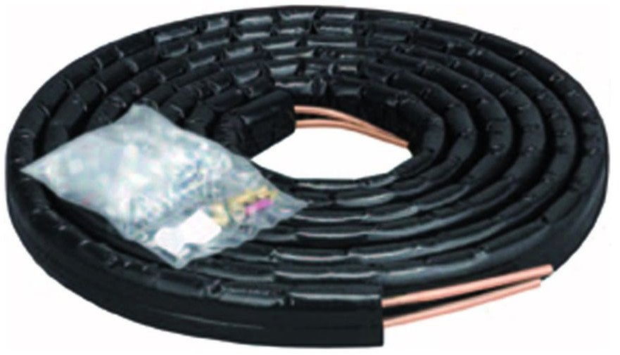 Rury miedziane miękkie w otulinie z przewodem 20m auroSTEP