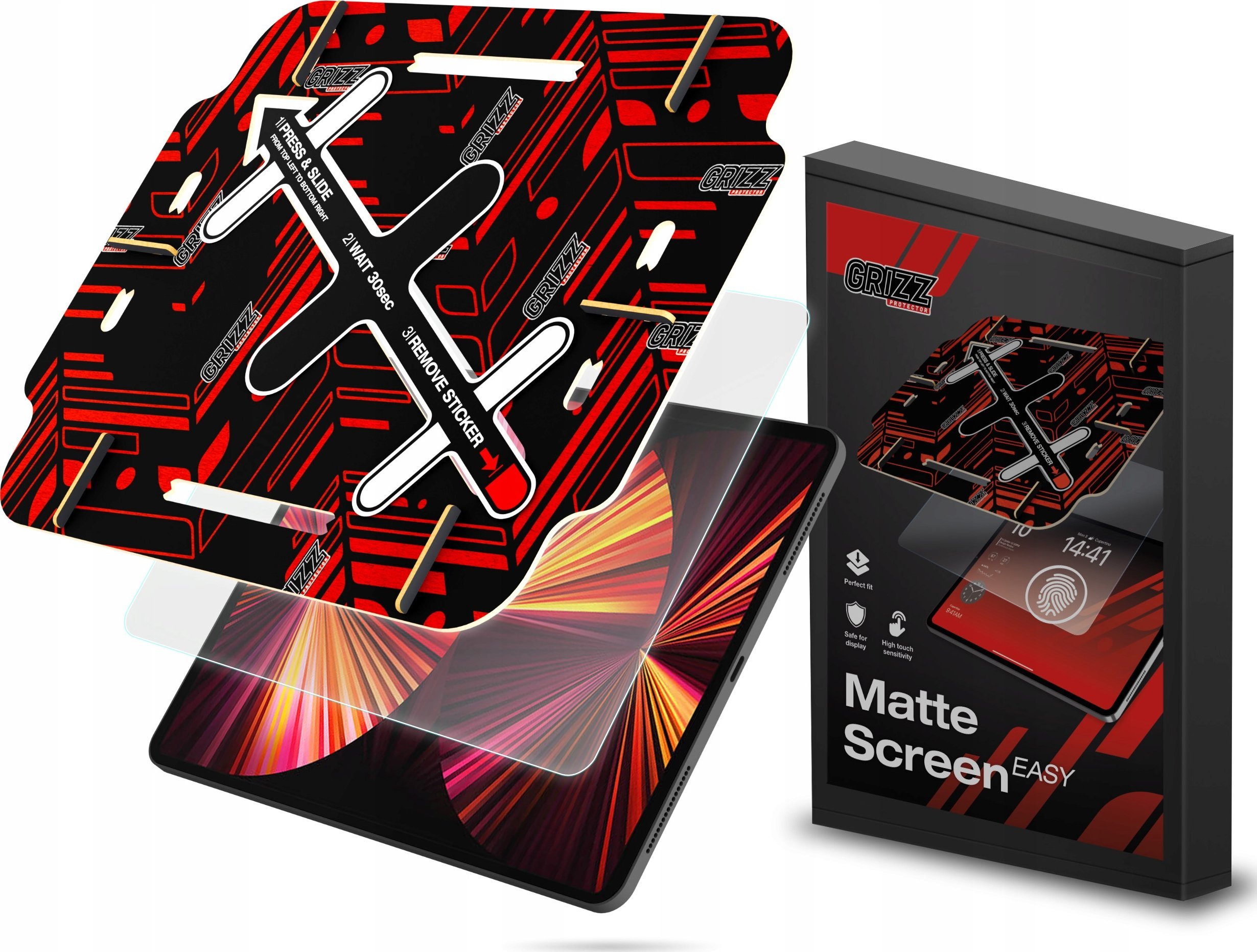 GrizzGlass Folia matowa GrizzGlass MatteScreen Easy do Apple iPad Pro 5th 12,9"