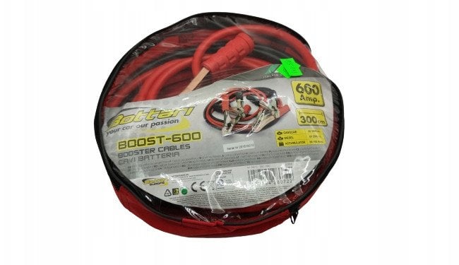 Jumper cables BOOST-600, 600A, with case 3.0 m