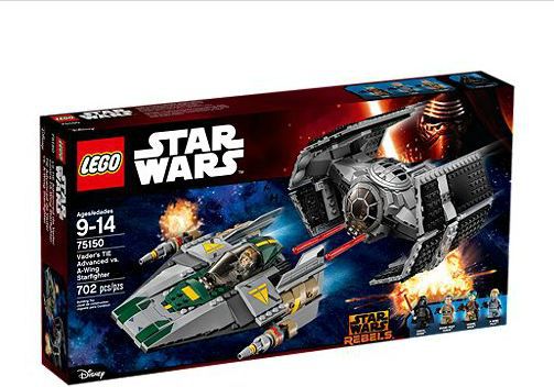 LEGO Star Wars TIE Advanced kontra myśliwiec A-Wing (75150)