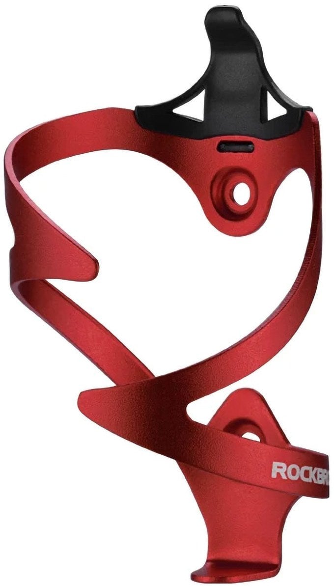 Uchwyt aluminiowy rowerowy na bidon butelkę - czerwony Uchwyt aluminiowy rowerowy na bidon butelkę - czerwony