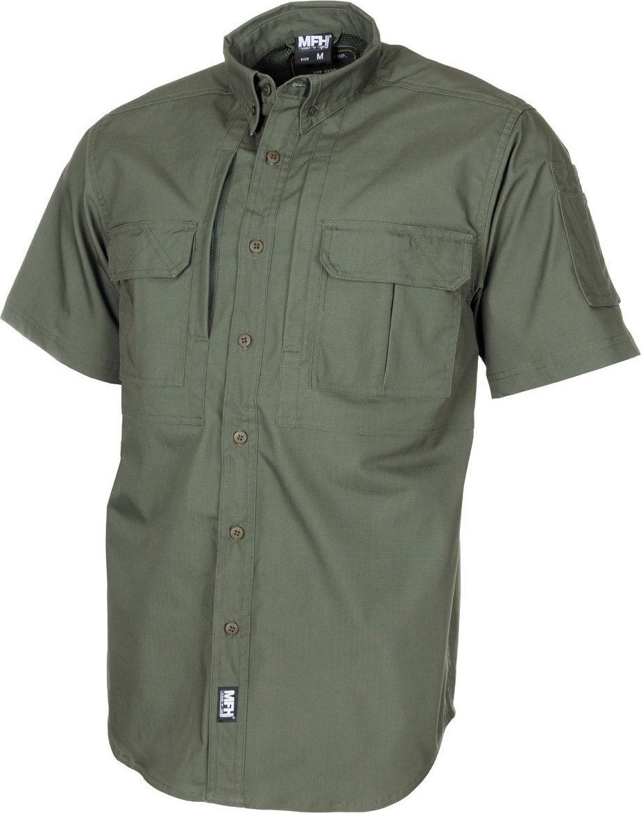 Fox TAKTYCZNA KOSZULA MFH POWLEKANA TEFLONEM OLIWKOWA S