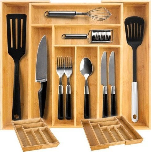 Ruhhy Wkład/ organizer bambusowy do szuflady (19189)