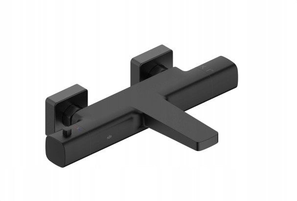 5754-010-81 / KFA / MALAGA / BATERIA WANNOWA, TERMOSTATYCZNA , ŚCIENNA , BLACK /