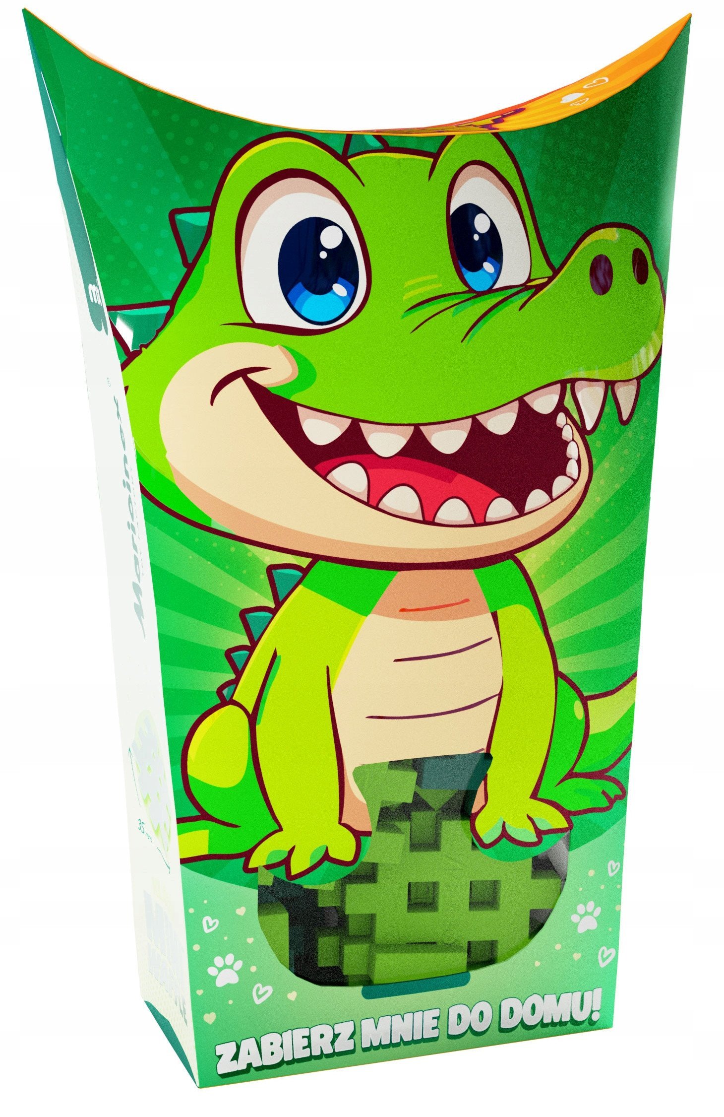 *****Klocki wafle mini PocketPets Krokodyl 06910