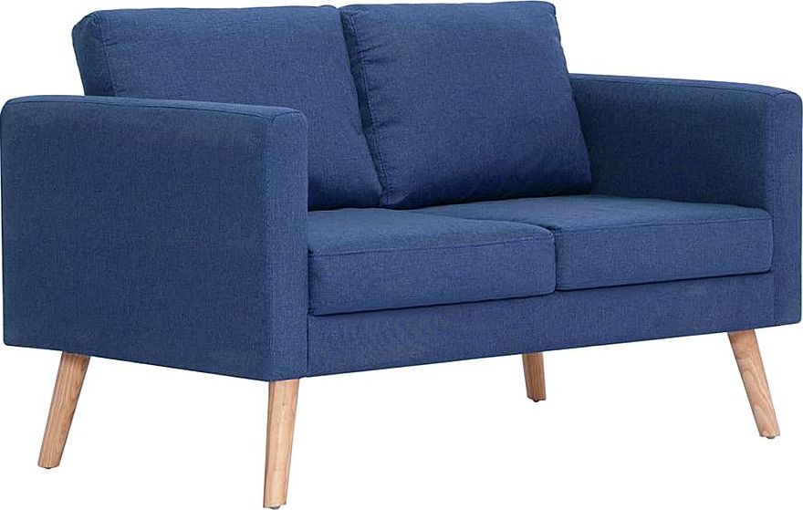 Elior Dwuosobowa niebieska kanapa - Lavinia 2X