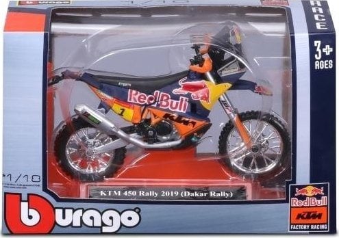 Bburago KTM 450 Rally 2019 (Dakar Rally) BBURAGO