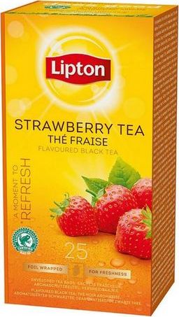 Staples Herbata lipton classic truskawkowa koperta 25/p