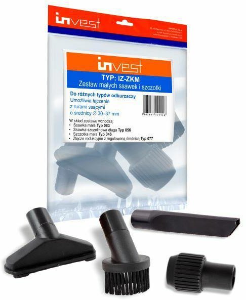 ZESTAW KOŃCÓWEK DO ODKURZACZY ZKM