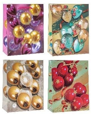 Torebka ozdobna 31x42x12cm mix ROZETTE