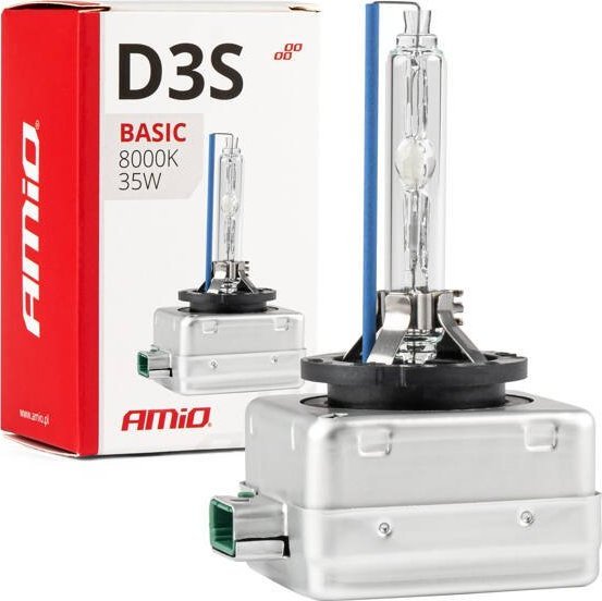 AMiO Żarówka ksenonowa żarnik xenon D3S 35W 8000K AMiO BASIC AMIO-02949