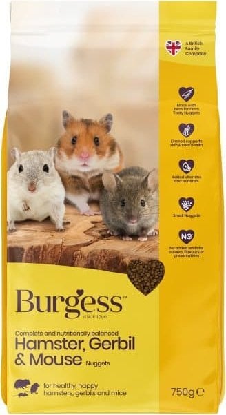 Hamster gerbil & mouse 750 g