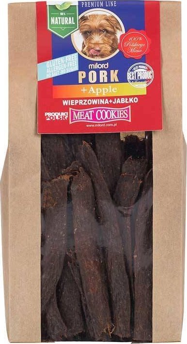 Ciastka dla psa Milord wieprzowina i jabłko 80 g