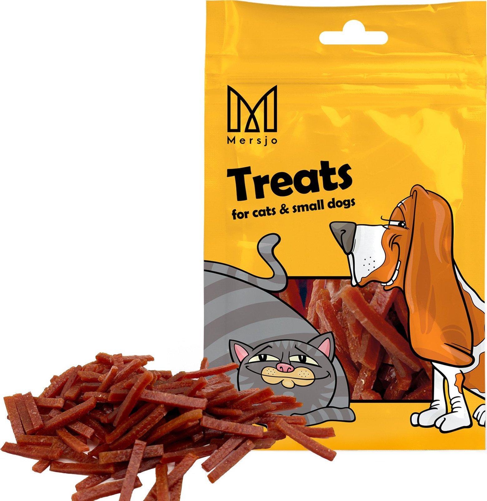 Mersjo Przysmak dla kota - Mini plasterki z kaczki 50g