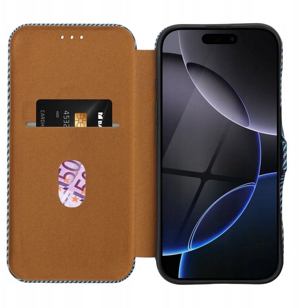 Kabura FOLIO Side Magnet for IPHONE 14 PRO blue