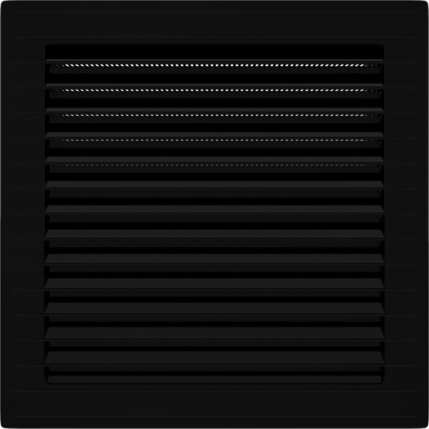 airRoxy Kratka wentylacyjna skośna z siatką 14x14 czarna/grafit AirRoxy 0945