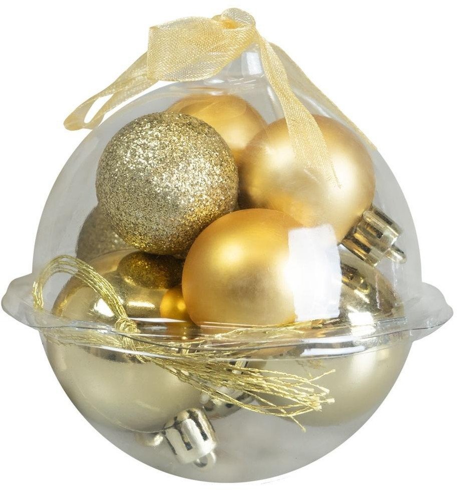 Bombki złote 9szt