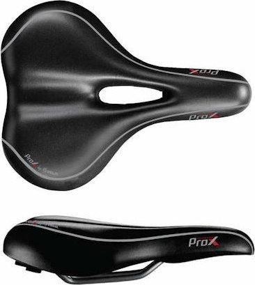 Prox Siodełko VELO PROX VL-6182 czarne, D2, zone full cut, gel