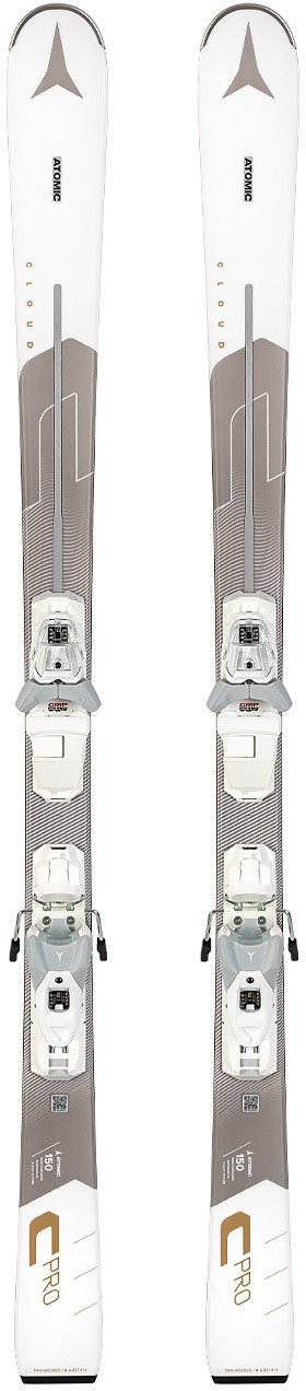 Narty zjazdowe damskie ATOMIC CLOUD PRO SERVOTEC + wiązania ATOMIC M10 z GRIP WALK 2024 150 cm