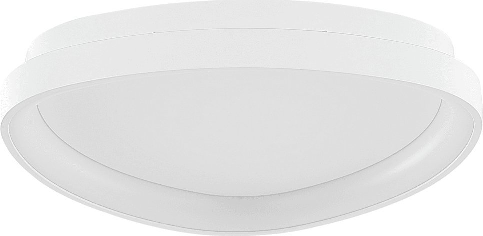 Lampa sufitowa Beliani Lampa sufitowa LED metalowa biała NANDING